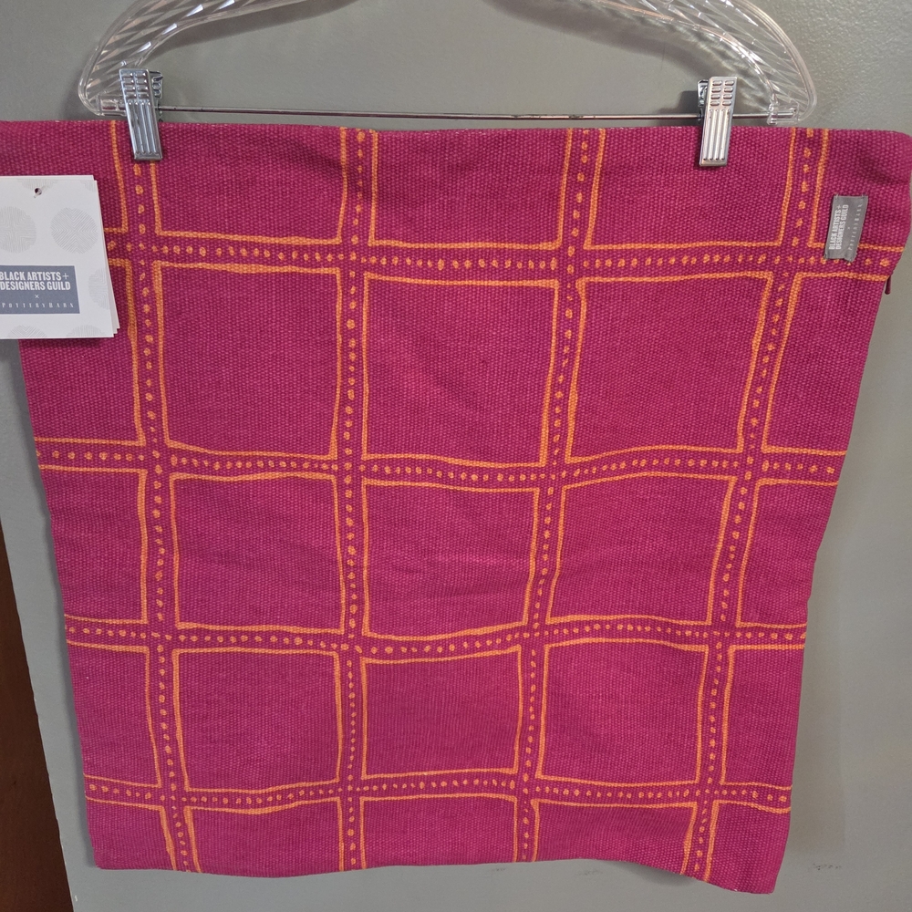 Pink and Orange Patterned Cloth